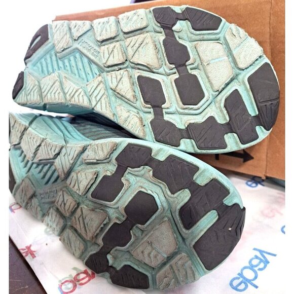 Size 8 - Hoka One One Rincon Gray Aqua - 1102875-CGAS Lowcut Sneakers - Picture 12 of 13
